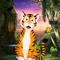 Games4King Tiger Rescue From Cave
