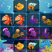 Sea Creatures Cards Match LofGames