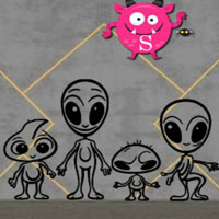 Free online flash games - 8b Find the Green Alien