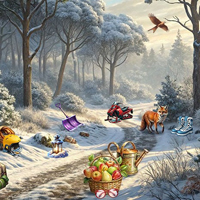 Free online flash games - Winter Getaway