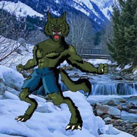 Snow Land Wolf Man Escape HTML5