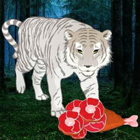 Feed The Hungry White Tiger HTML5